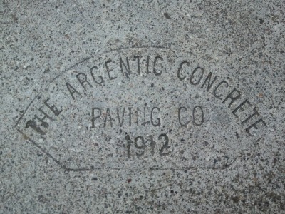 The Argentic Concrete Paving Co, 1912